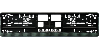 Carbon Kennzeichenrahmen