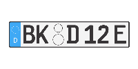 E-Kennzeichen für Anhänger